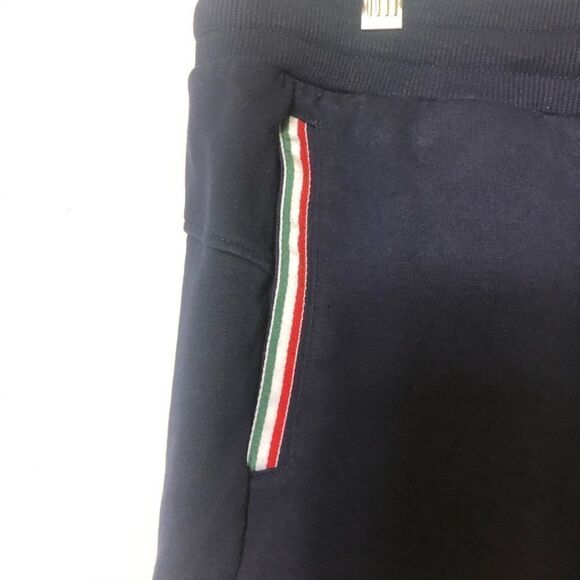 Kappa Navy Cropped Joggers Size M - Picture 4 of 4